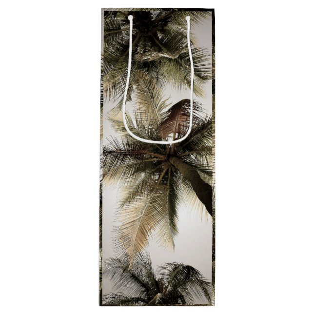 Palmträd Vinskasse (Framsidan)