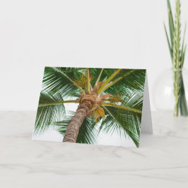 Palmträdet från besegrar nedanfört kort