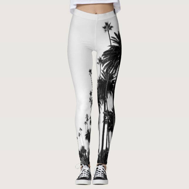 PalmträdLAdamasker Leggings (Framsida)