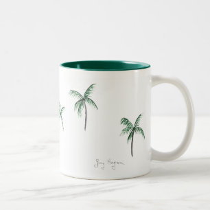 Palmträdmuggar & Drinkware Två-Tonad Mugg