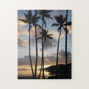PalmträdSilhouettes i Hawaii Pussel
