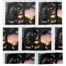 Palmträdsolnedgång