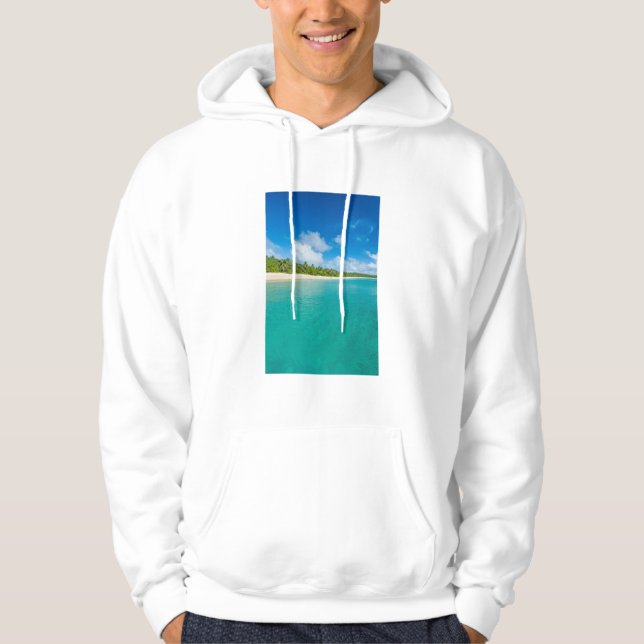 Palmträdssäumda stränder, Tonga Hoodie (Framsida)