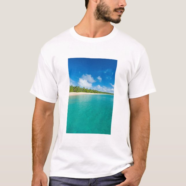 Palmträdssäumda stränder, Tonga Tee (Framsida)