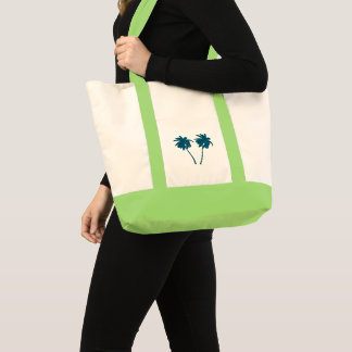 Palmträdssilhuett Impulse Tote Bag Tygkasse