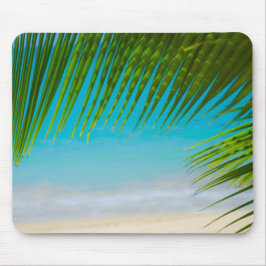 Palmträdstrand Mousepad Musmatta