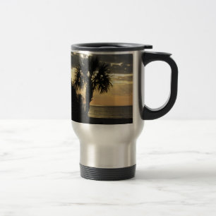Palmträdtravel mug resemugg
