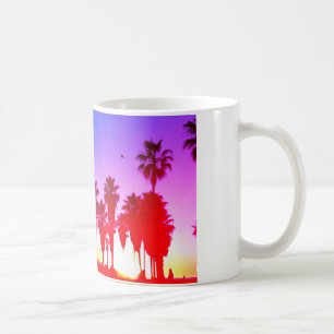 PalmträdVenedig strand Kaffemugg