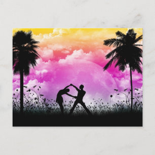 Palmtree Romantik vykort