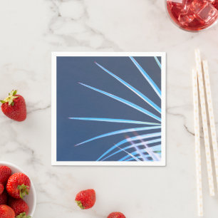 Palmtreeblad Minimalism Skiss Pappersservett