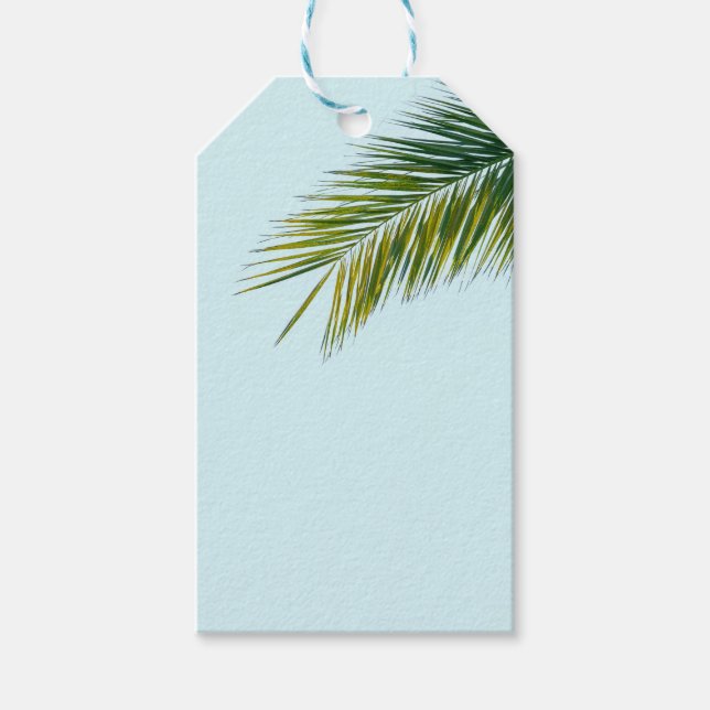 Palmtreets gren presentetikett (Framsidan)