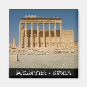 Palmyra, Bell Temple, Syrien (Fridge Magnet) Magnet