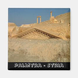 Palmyra, Bell Temple, Syrien nr 2 (Fridge Magnet) Magnet