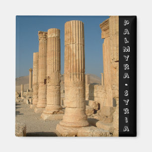 Palmyra, Bell Temple, Syrien nr 3 (Fridge Magnet) Magnet