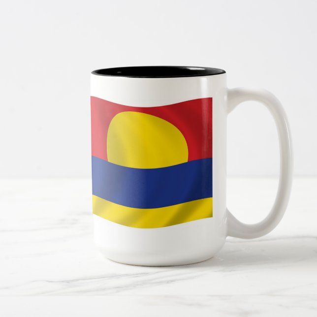 Palmyraatollen Flagga Mugg (Höger)