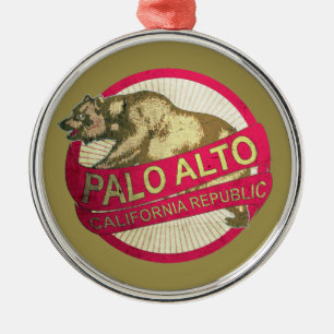 Palo Alto California björn helgdag ornament