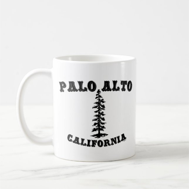 Palo Alto Kalifornien Coffe Mugg (Vänster)