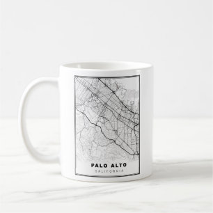 Palo Alto Karta Kaffemugg