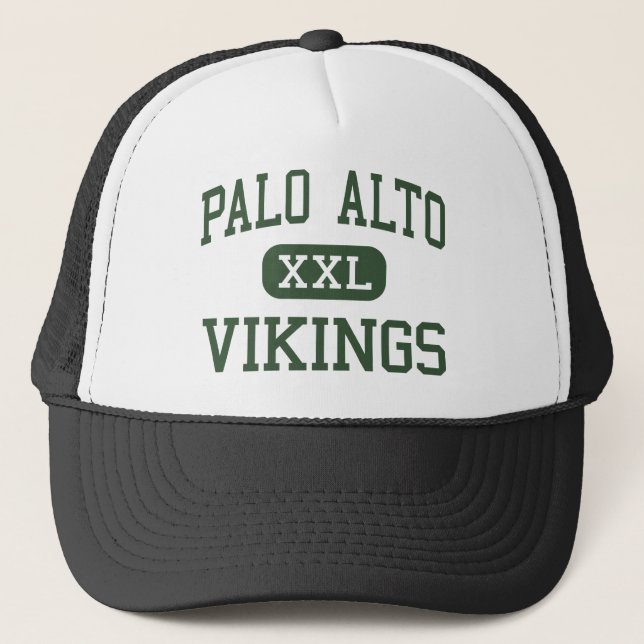 Palo Alto - Vikings - kick - Palo Alto Kalifornien Truckerkeps (Framsida)