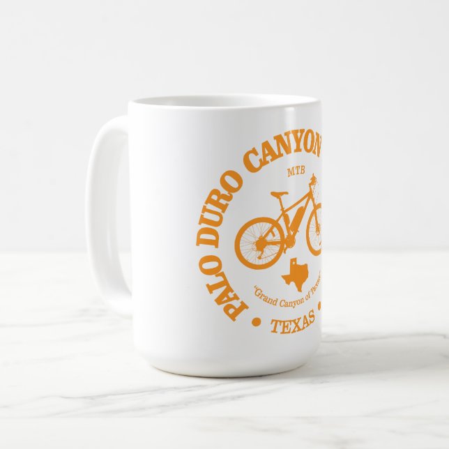Palo Duro Canyon State Park (cykling) Kaffemugg (Framsida vänster)