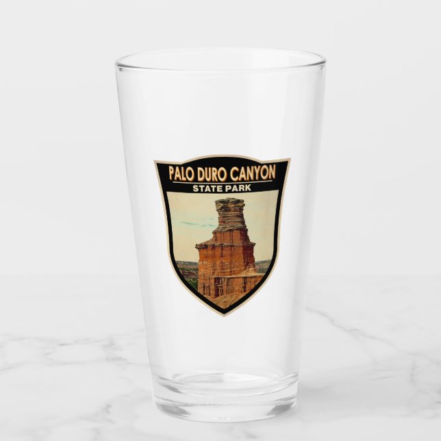 Palo Duro Canyon State Park Texas Art Glaskopp (Framsida)