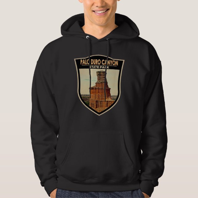 Palo Duro Canyon State Park Texas Art  Hoodie (Framsida)