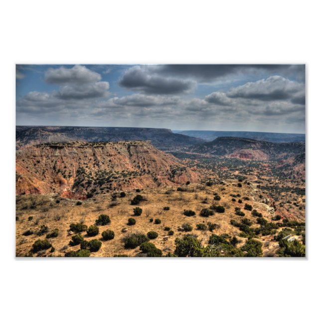 Palo Duro Canyon, Texas Fototryck (Framsidan)