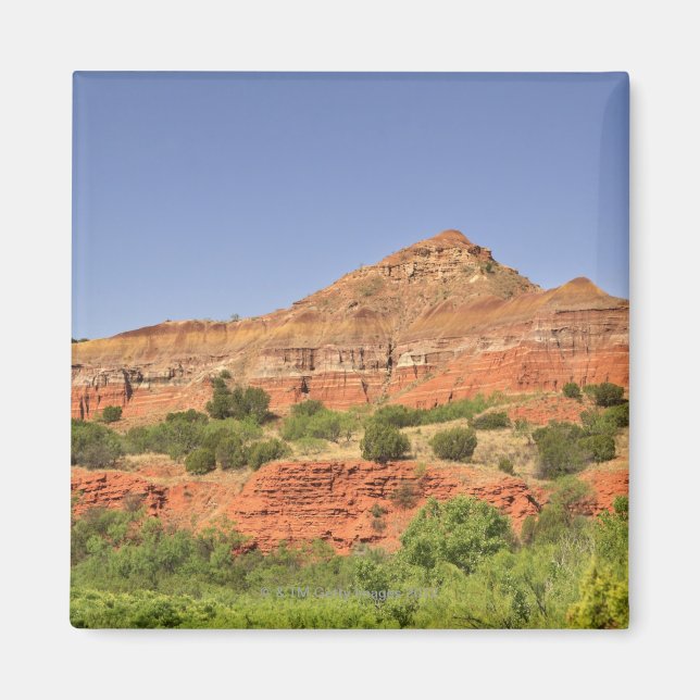 Palo Duro Canyon, Texas. Sten lagrar Magnet (Framsidan)