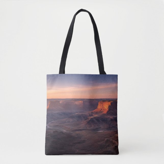 Palo Duro Canyon Tote Bag Geological Texas Design Tygkasse (Framsida)
