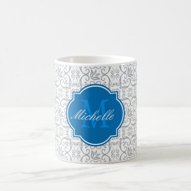 Paloma Damask Monogram Mugg (Center)