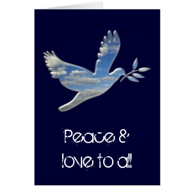 paloma hälsningskort (Framsidan)