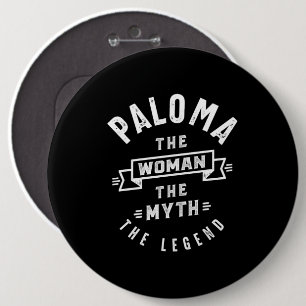 Paloma Personlig Namn Birthday Gift Knapp