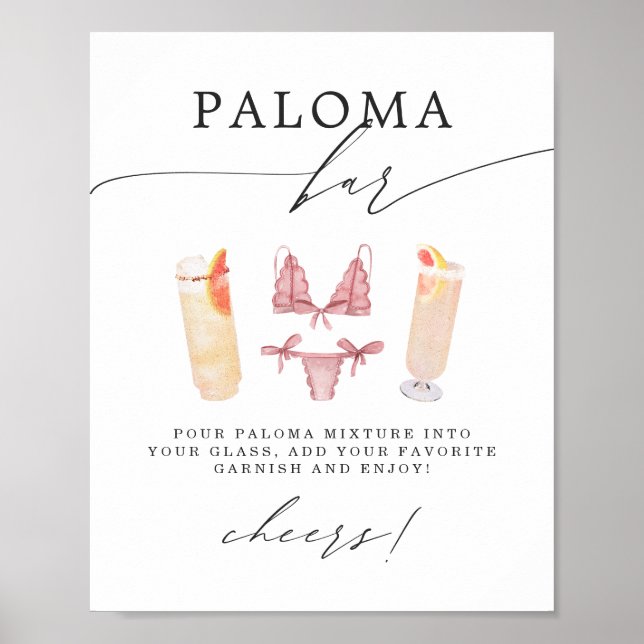 Paloma Pub | Möhippa för Panties & Palomas Poster (Framsidan)