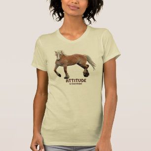 Palomino Belgium Draft Horse Sporty Apparel Tee Shirt