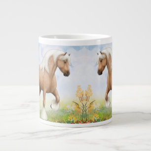 Palomino Gypsy Draft Horse Jumbo Mugg
