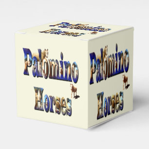 Palomino-hästar Bildlogotyp, Presentaskar