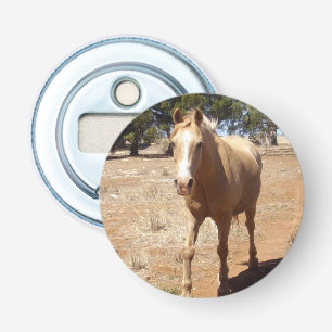 Palomino Horse Hälsning Flasköppnare