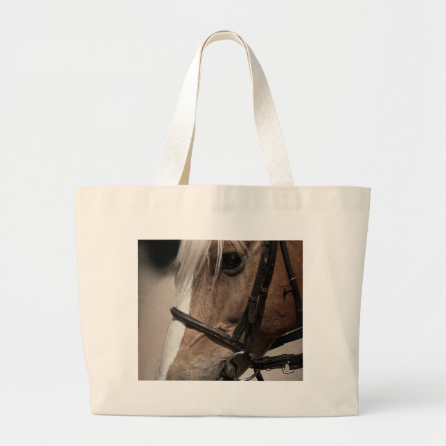 Palomino Horse in Bridle Jumbo Tygkasse (Framsidan)