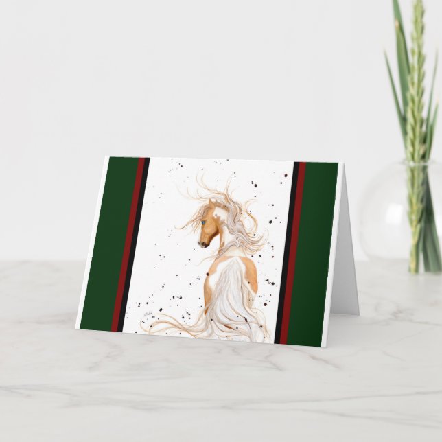 Palomino Horse julkort av Bihrle Helgkort (Framsida)