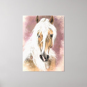 Palomino Horse Kanvastryck