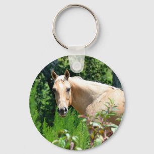 Palomino Horse Keychain Nyckelring
