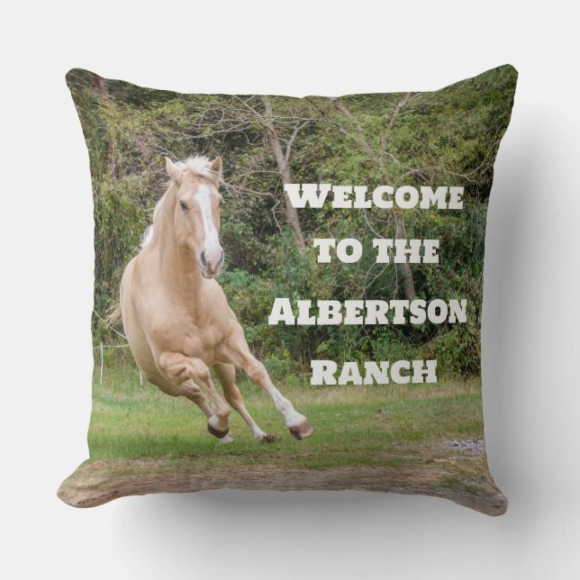 Palomino Horse Kudde (Framsida)