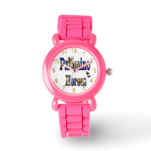 Palomino Horses Bild Logotyp Armbandsur