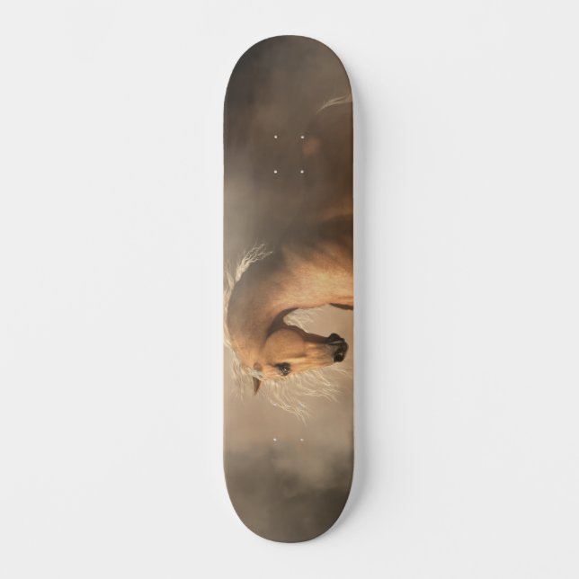 Palomino i dimma mini skateboard bräda 18,5 cm (Framsida)