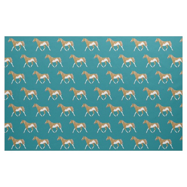 Palomino Paint Horse Tyg (Fat Quarter)