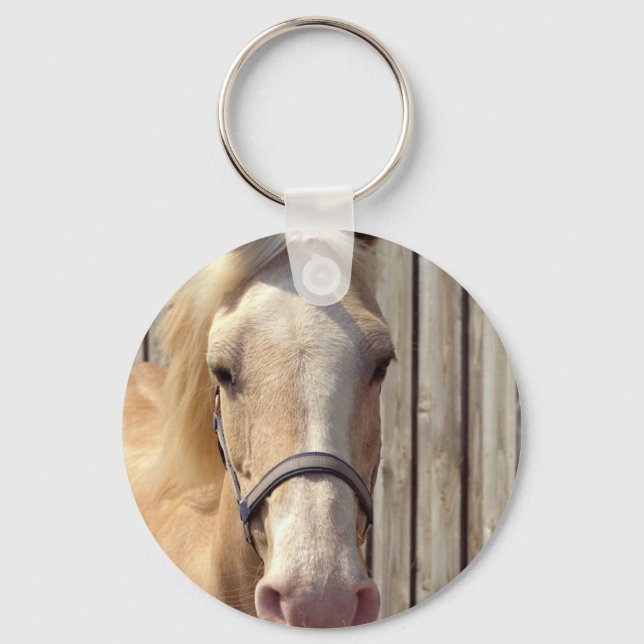 Palomino Pony Keychain Nyckelring (Framsida)