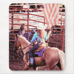 Palomino Rodeo American Flagga Horse Musmatta