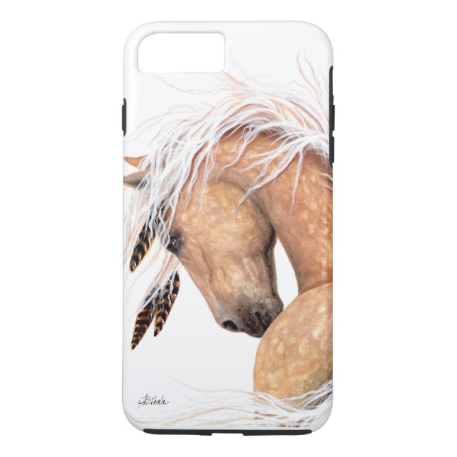 Palominoen målar majestätiskt vid det BiHrle Case-Mate iPhone Skal (Baksida)