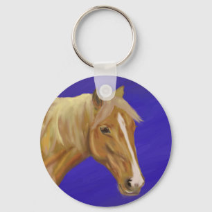 Palominohäst Nyckelring