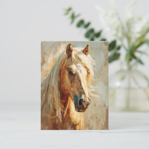 Palominohästporträtt Vykort